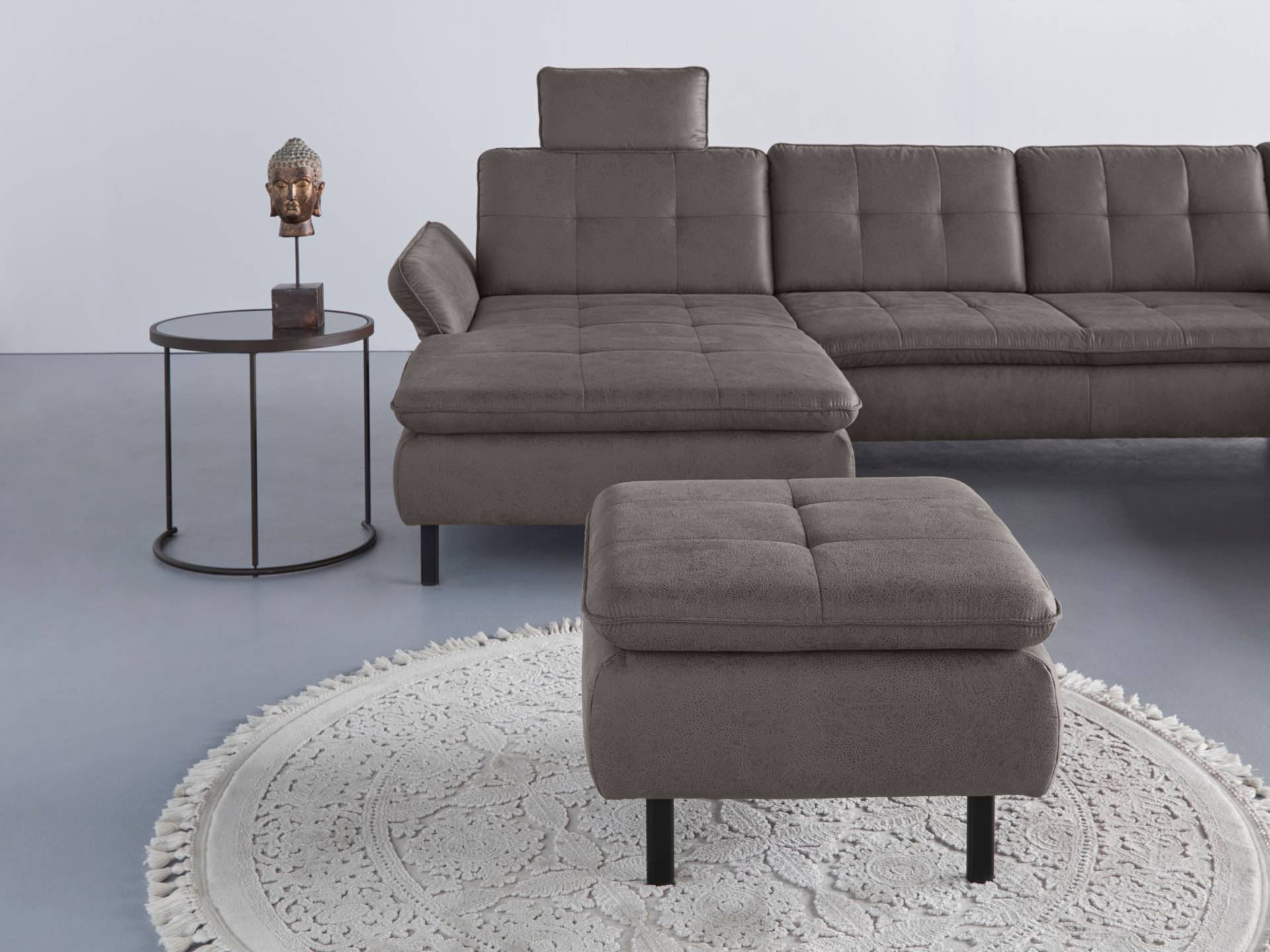 INOSIGN Polsterhocker »Birkholm«, passend zur Serie "Birkholm", B/T/H: 65/65/44 cm INOSIGN Polsterhocker »Birkholm«, passend zur Serie "Birkholm", B/T/H: 65/65/44 cm von INOSIGN