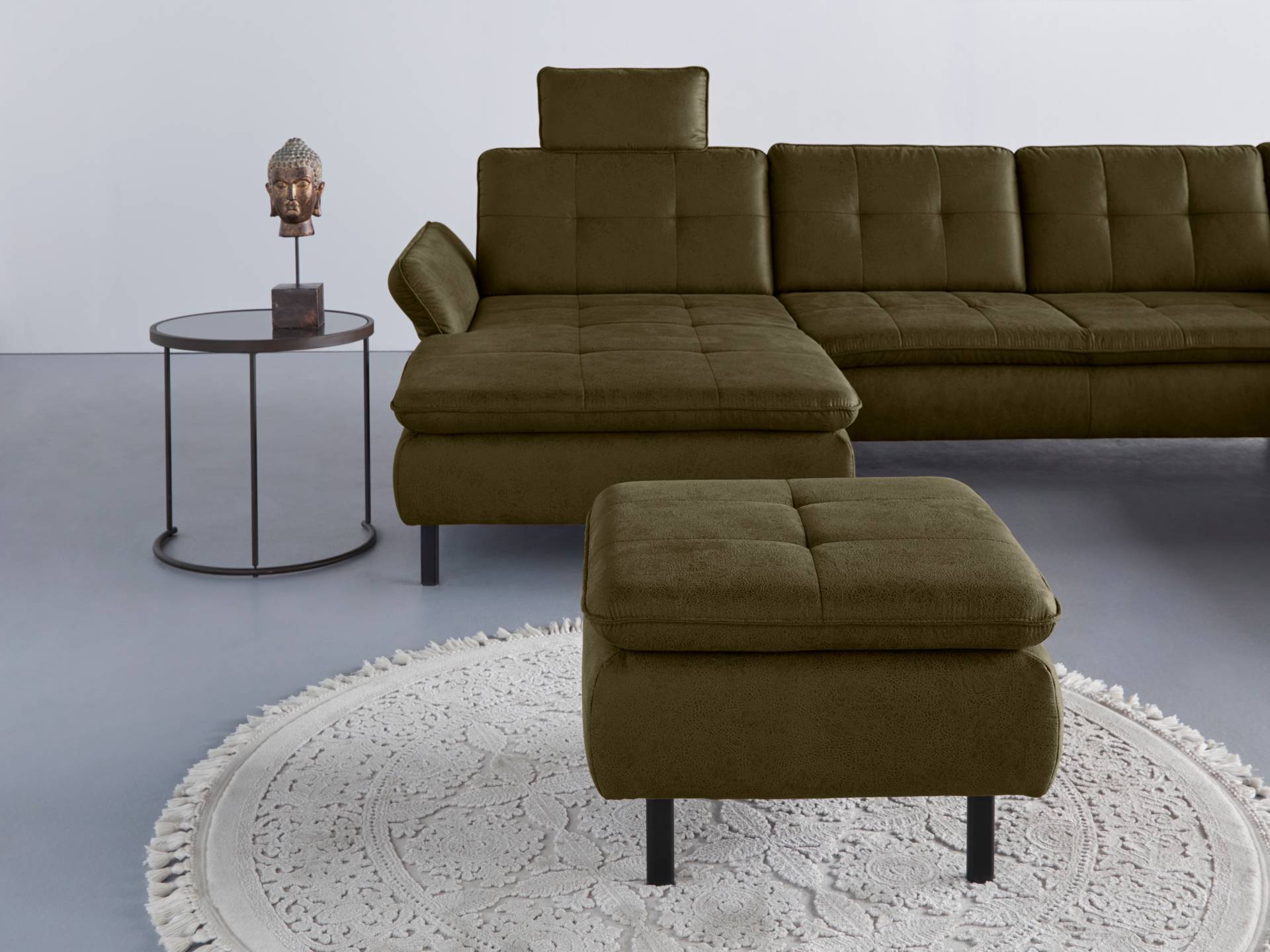 INOSIGN Polsterhocker »Birkholm«, passend zur Serie "Birkholm", B/T/H: 65/65/44 cm INOSIGN Polsterhocker »Birkholm«, passend zur Serie "Birkholm", B/T/H: 65/65/44 cm von INOSIGN