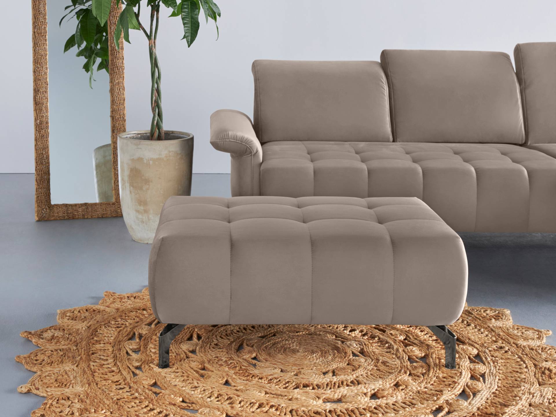 INOSIGN Polsterhocker »Fresh«, passend zum Ecksofa "Fresh", auch in Bezug Olympia EASY CLEAN von INOSIGN