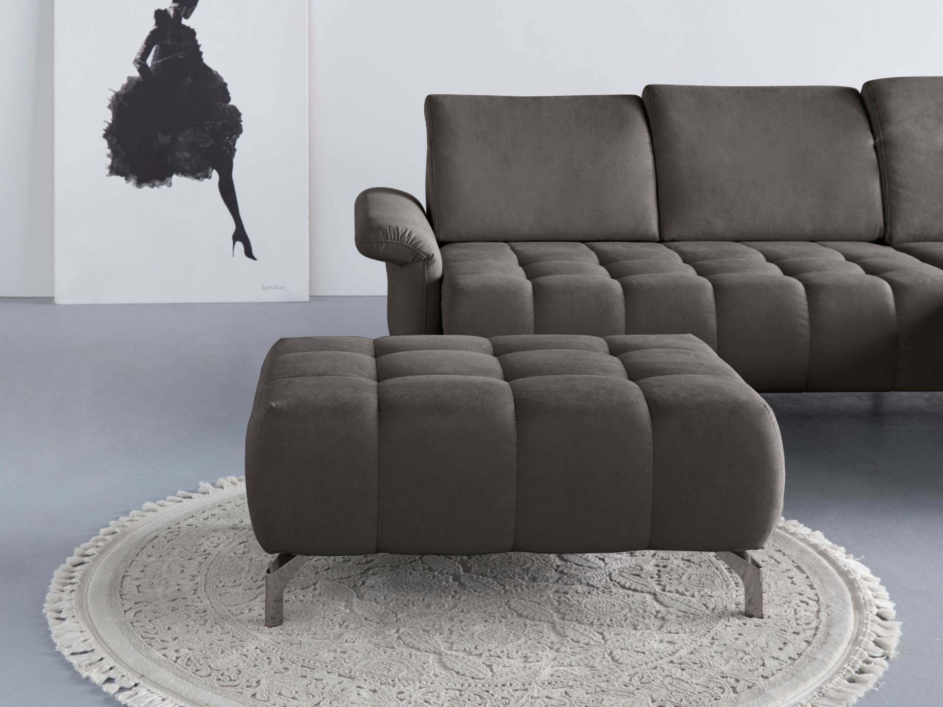 INOSIGN Polsterhocker »Fresh«, passend zum Ecksofa "Fresh", auch in Bezug Olympia EASY CLEAN von INOSIGN