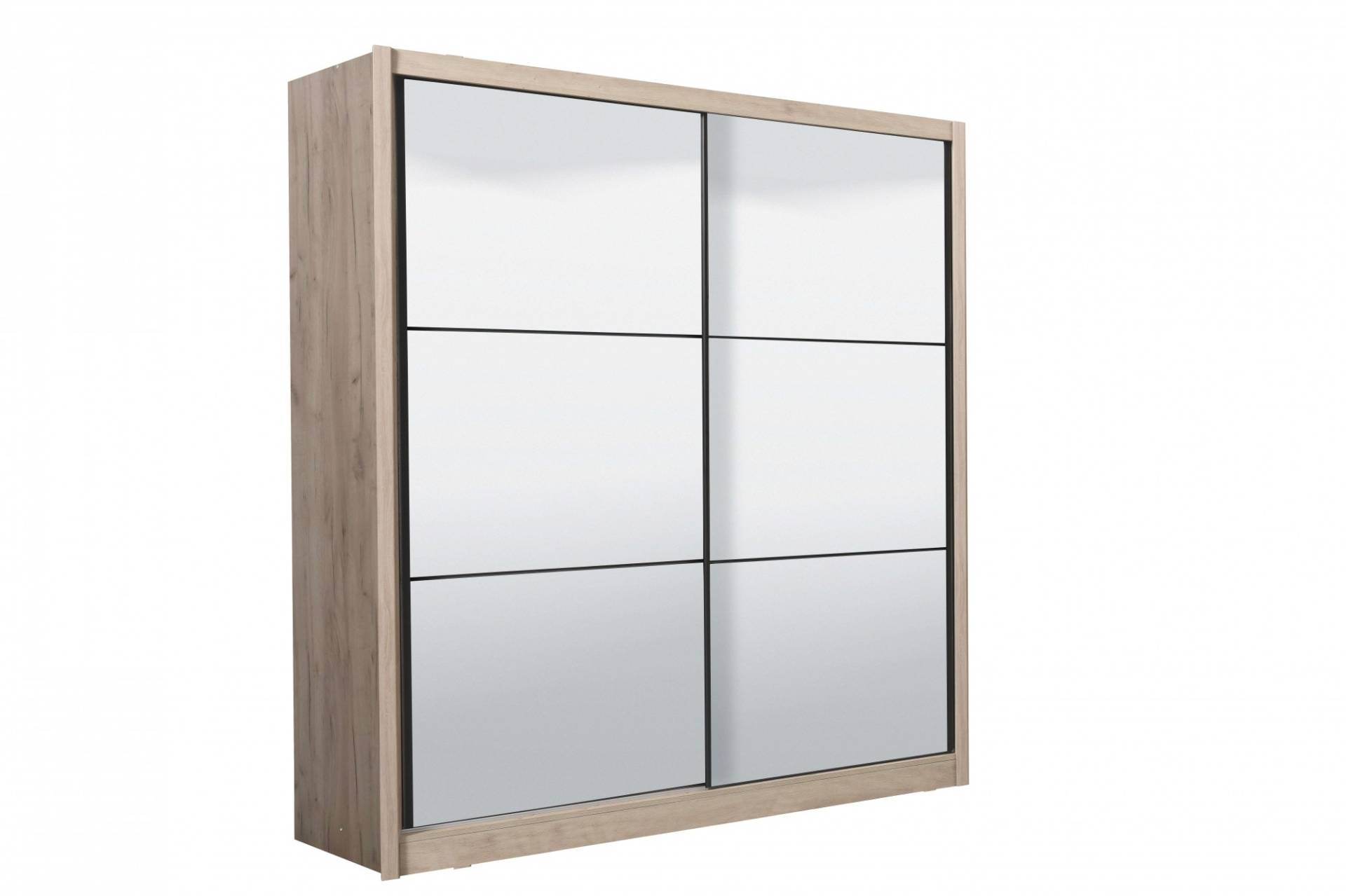 INOSIGN Schwebetürenschrank »Navara Kleiderschrank mit Spiegel Wäscheschrank«, mit kompletter Spiegelfront, FSC-zertifiziert, 213,5x215,5x61cm von INOSIGN