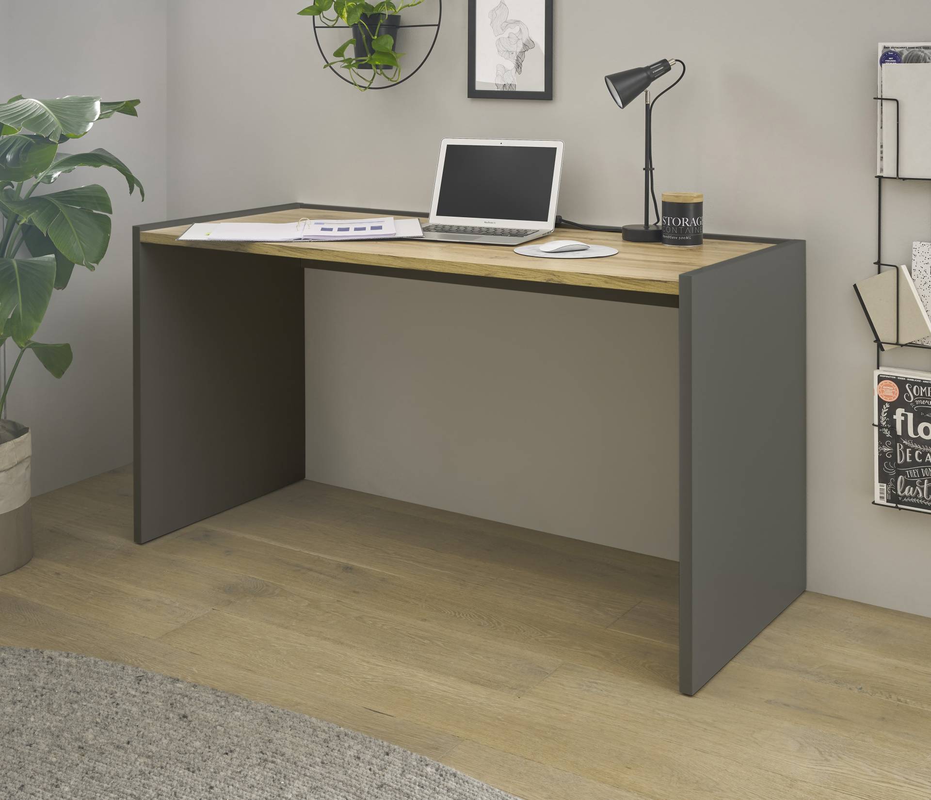 INOSIGN Schreibtisch »CiTY/GiRON«, moderner Computertisch, wohnliches Home Office, Breite 80 oder 143 cm von INOSIGN