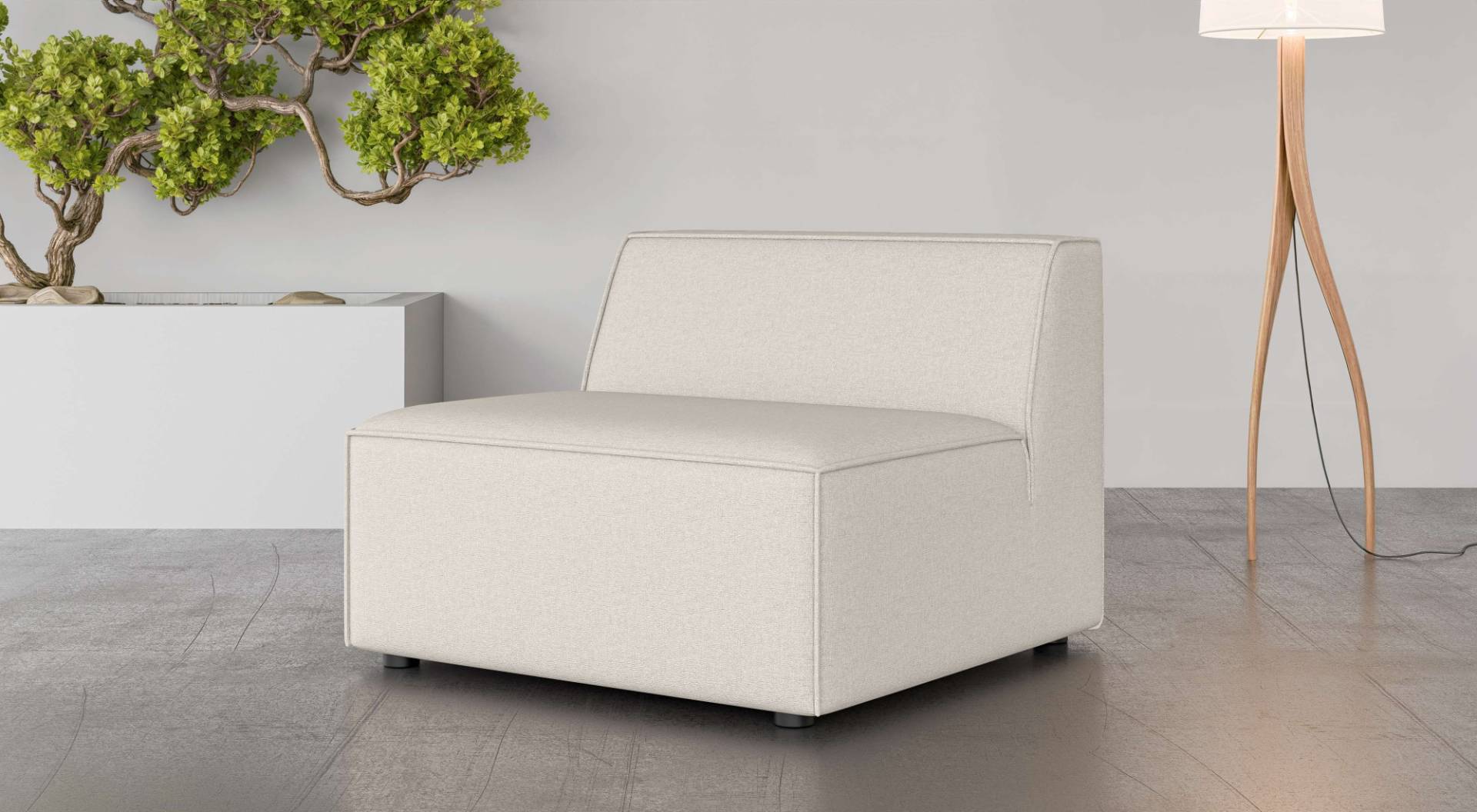 INOSIGN Sessel »Bequemer Sessel Cavan, Masse B/T/H: 90/90/72 cm«, ohne Armlehne, mit Wellenunterfederung, auch in Bouclé INOSIGN Sessel »Bequemer Sessel Cavan, Masse B/T/H: 90/90/72 cm«, ohne Armlehne, mit Wellenunterfederung, auch in Bouclé von INOSIGN