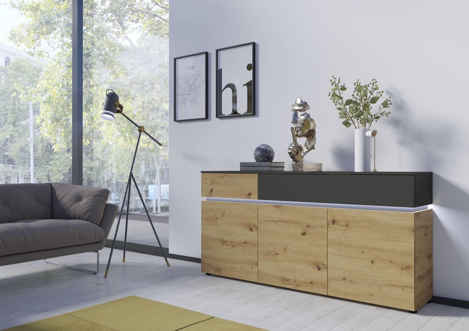 INOSIGN Sideboard »Luci«, Breite 180, 5 cm von INOSIGN