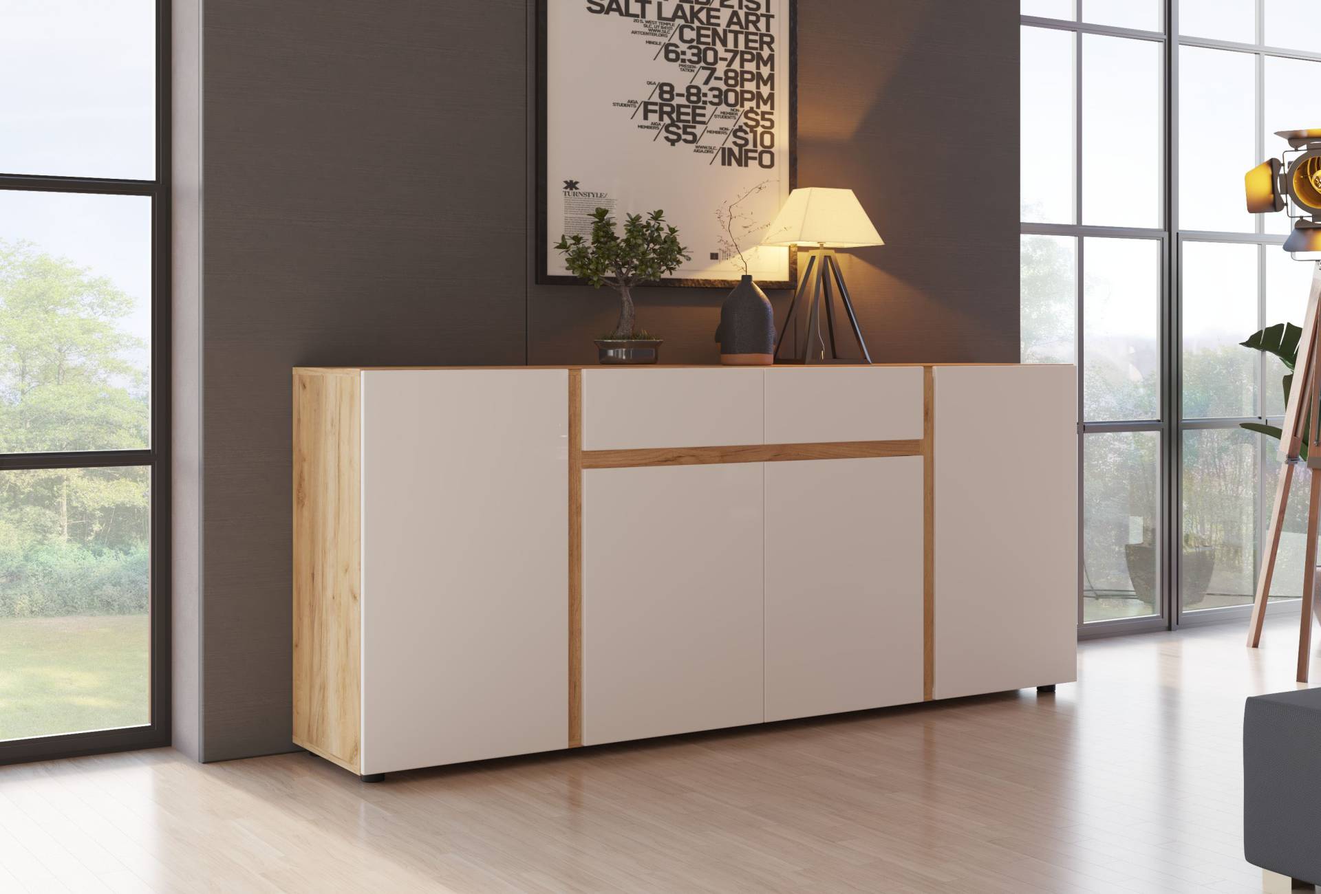 INOSIGN Sideboard »Morongo«, Breite ca. 201 cm von INOSIGN