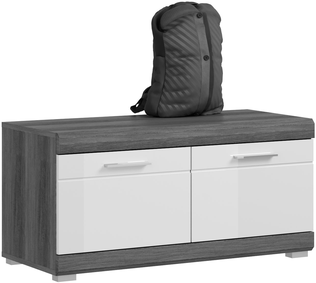 INOSIGN Sitzbank »Siena, Breite 90 cm, 2 Türen, 2 Einlegeböden, 4 Fächer«, Front-Rillenfräsung, Bank, Schuhbank, Garderobenbank,Dielenbank INOSIGN Sitzbank »Siena, Breite 90 cm, 2 Türen, 2 Einlegeböden, 4 Fächer«, Front-Rillenfräsung, Bank, Schuhbank, Garderobenbank,Dielenbank von INOSIGN