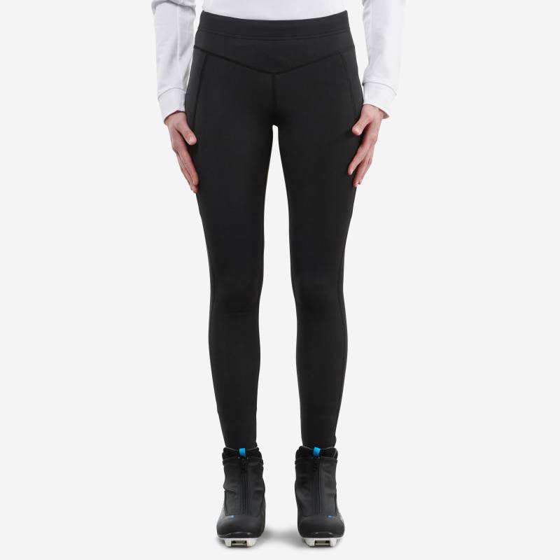 Leggings - Xc S Tight 100 Damen Schwarz Leicht S von INOVIK