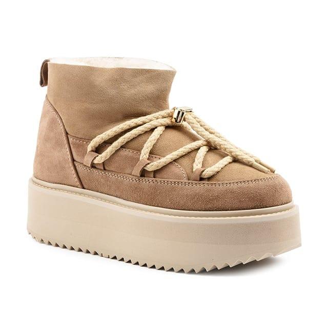 Classic Low Platform-40 Damen Beige 40 von INUIKII