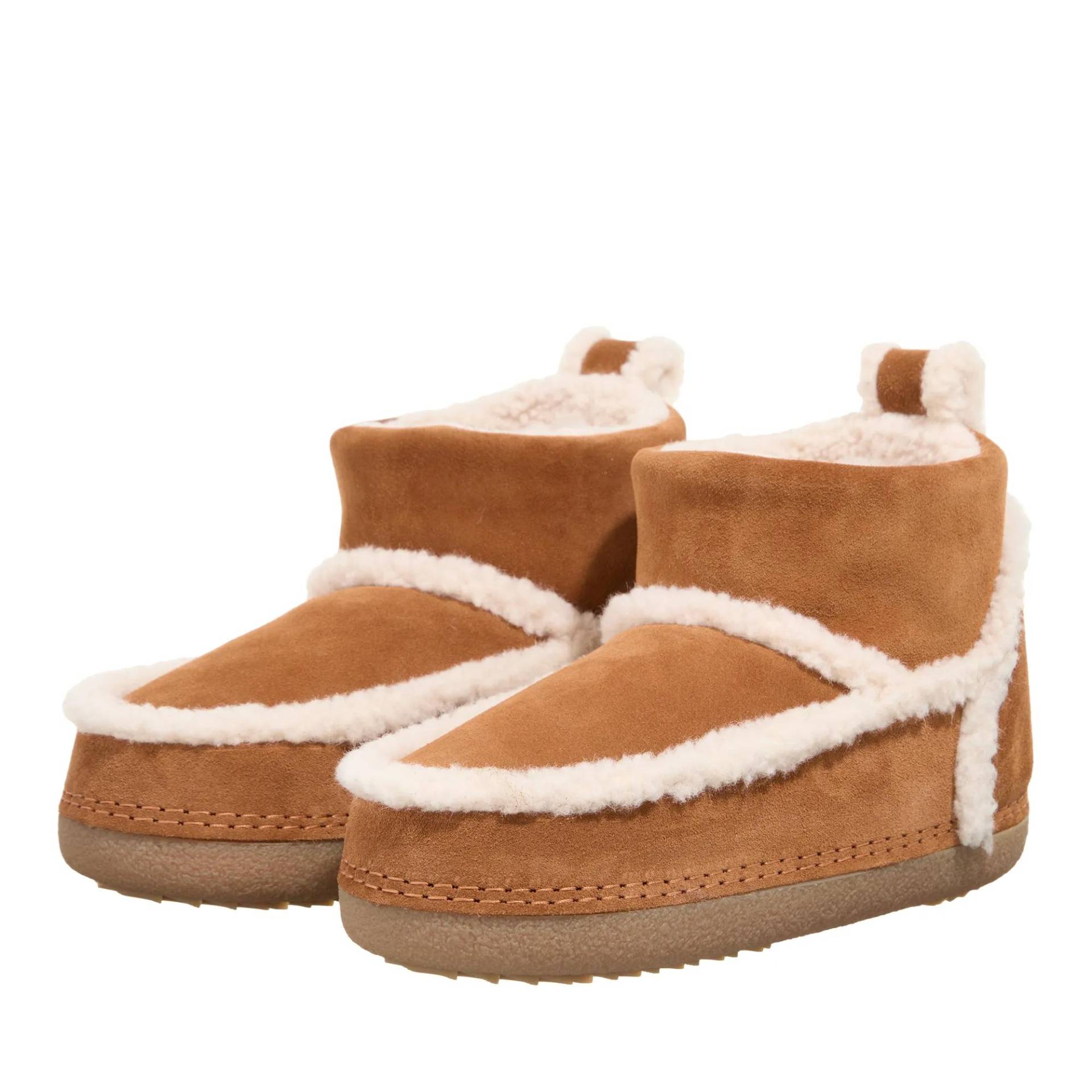 INUIKII Boots & Stiefeletten - Classic Shearling Low - Gr. 36 (EU) - in Beige - für Damen von INUIKII