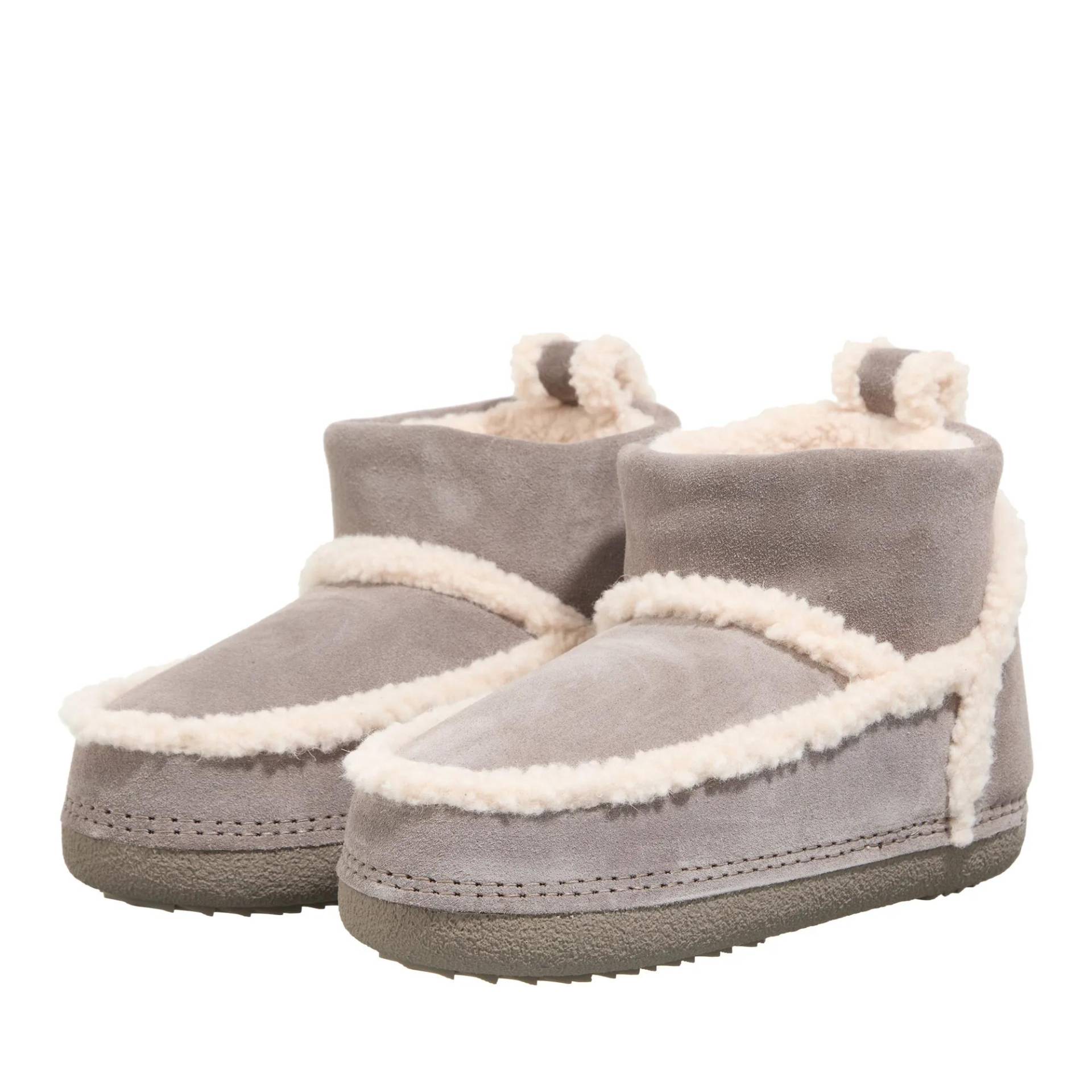 INUIKII Boots & Stiefeletten - Classic Shearling Low - Gr. 36 (EU) - in Grau - für Damen von INUIKII