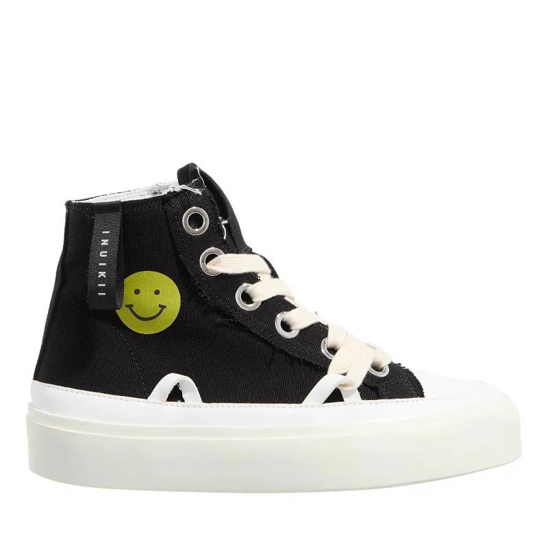 INUIKII High-Top Sneaker - DISTRESSED MATILDA - Gr. 36 (EU) - in Schwarz - für Damen von INUIKII