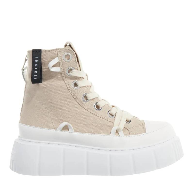 INUIKII High-Top Sneaker - MATILDA CANVAS HIGH - Gr. 36 (EU) - in Beige - für Damen von INUIKII