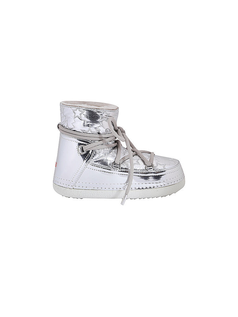 INUIKII Snowboots BOMBER STAR silber | 38 von INUIKII