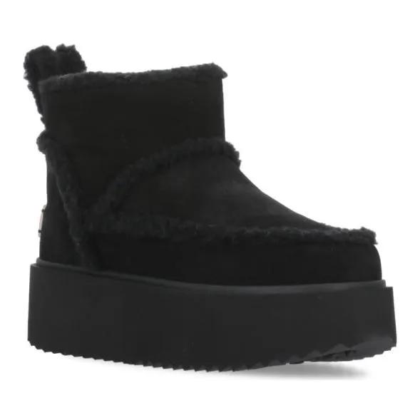 INUIKII Winterboots - Classic Low Shearling - Gr. 36 (EU) - in Schwarz - für Damen von INUIKII