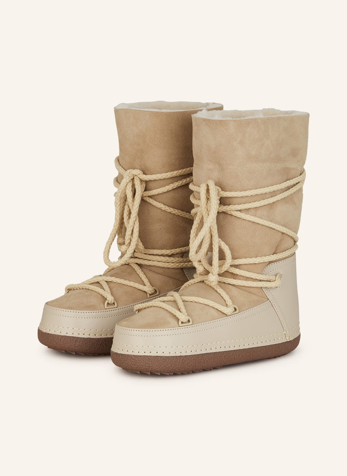 Inuikii Plateau-Boots Classic High beige von INUIKII