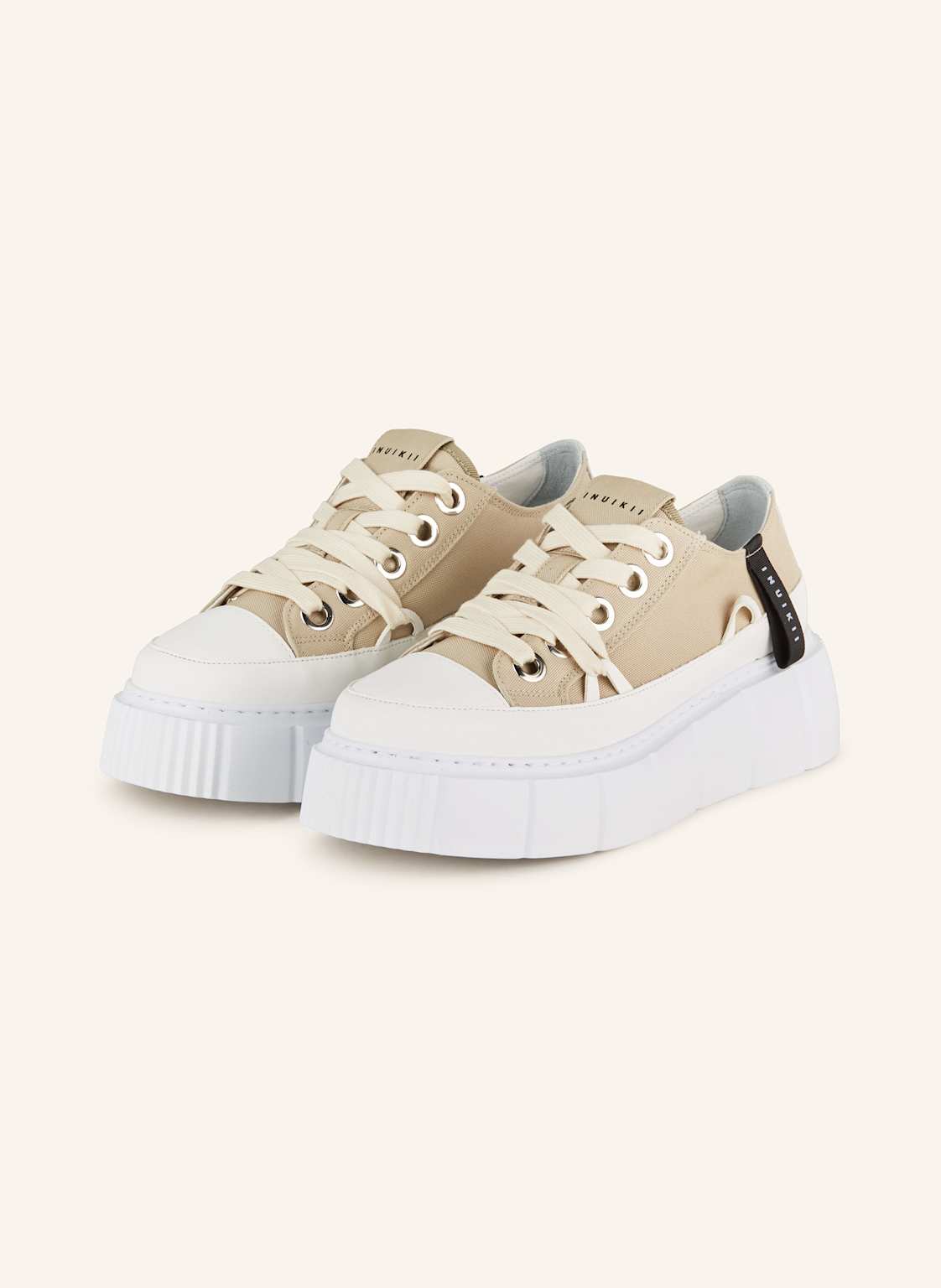 Inuikii Sneaker Matilda Canvas Low grau von INUIKII