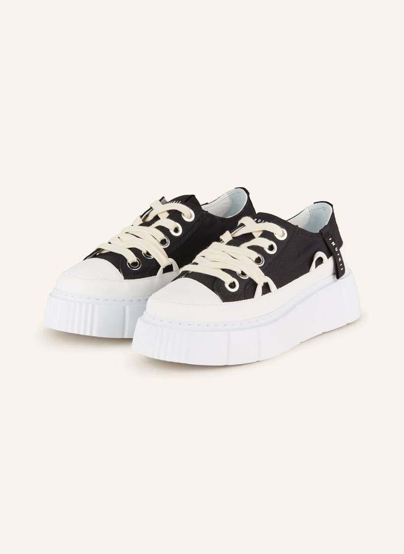 Inuikii Sneaker Matilda Canvas Low schwarz von INUIKII