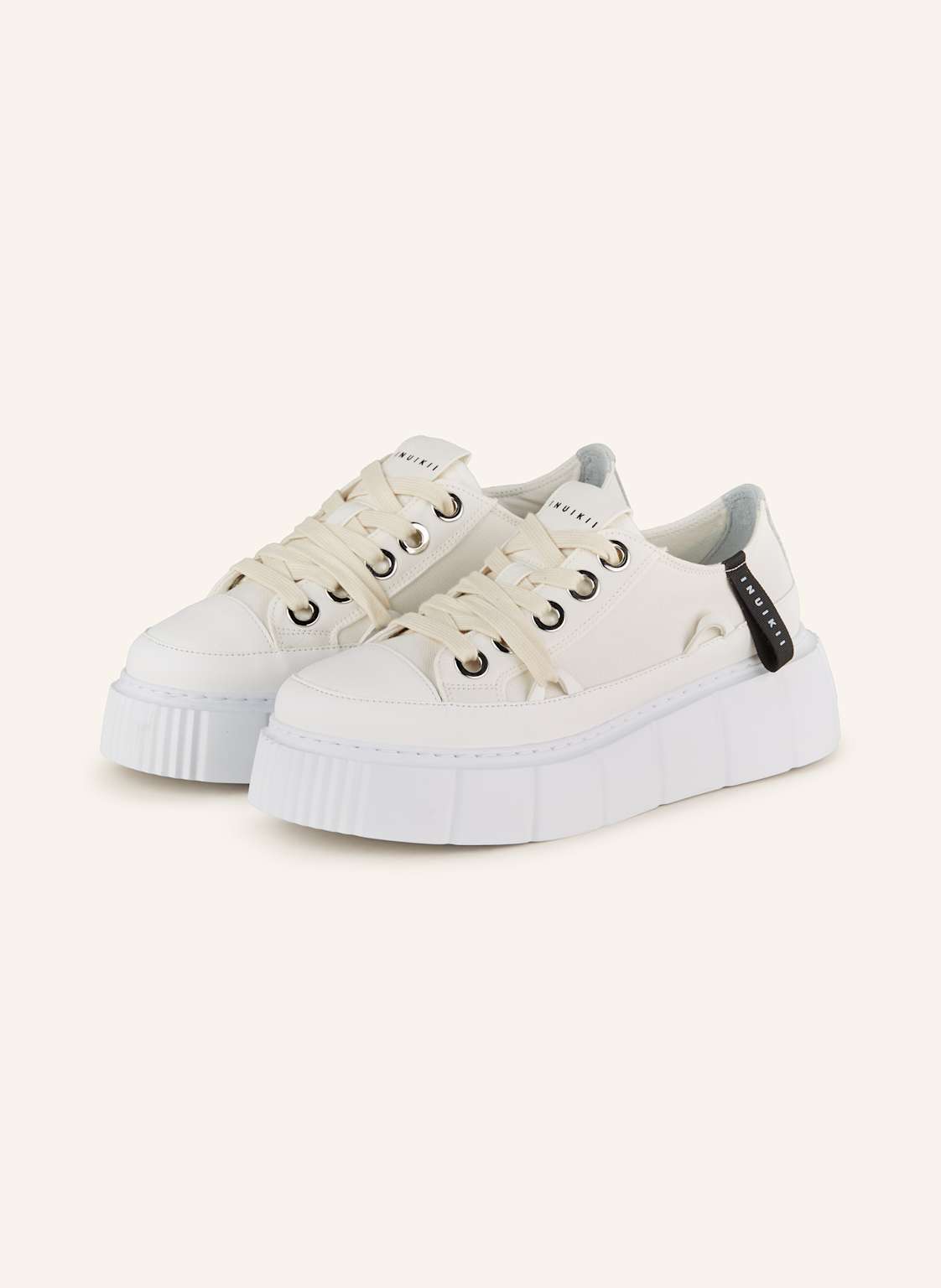 Inuikii Sneaker Matilda Canvas Low weiss von INUIKII