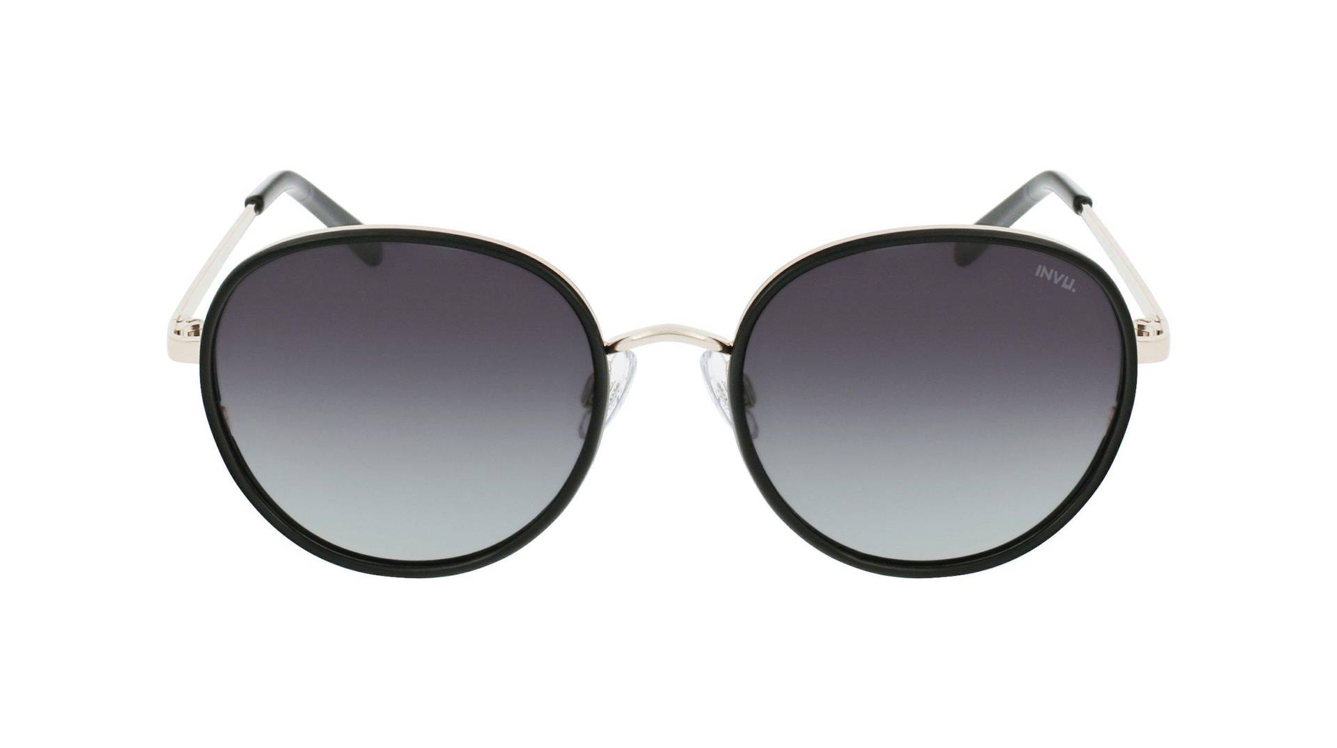 Polarisierte Sonnenbrille Mit Etui Damen Schwarz ONE SIZE von INVU