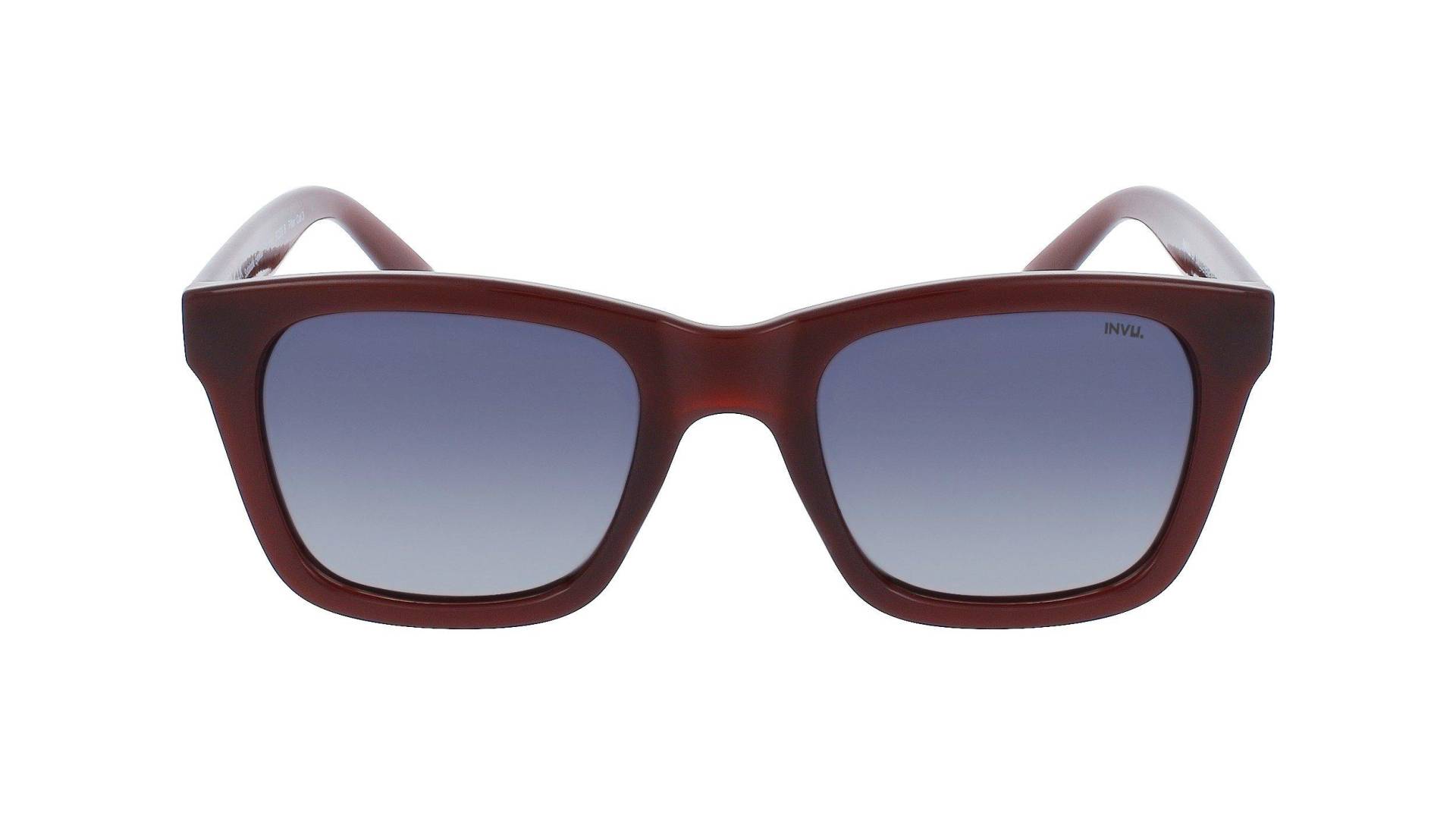 Polarisierte Sonnenbrille Mit Etui Damen Bordeaux ONE SIZE von INVU