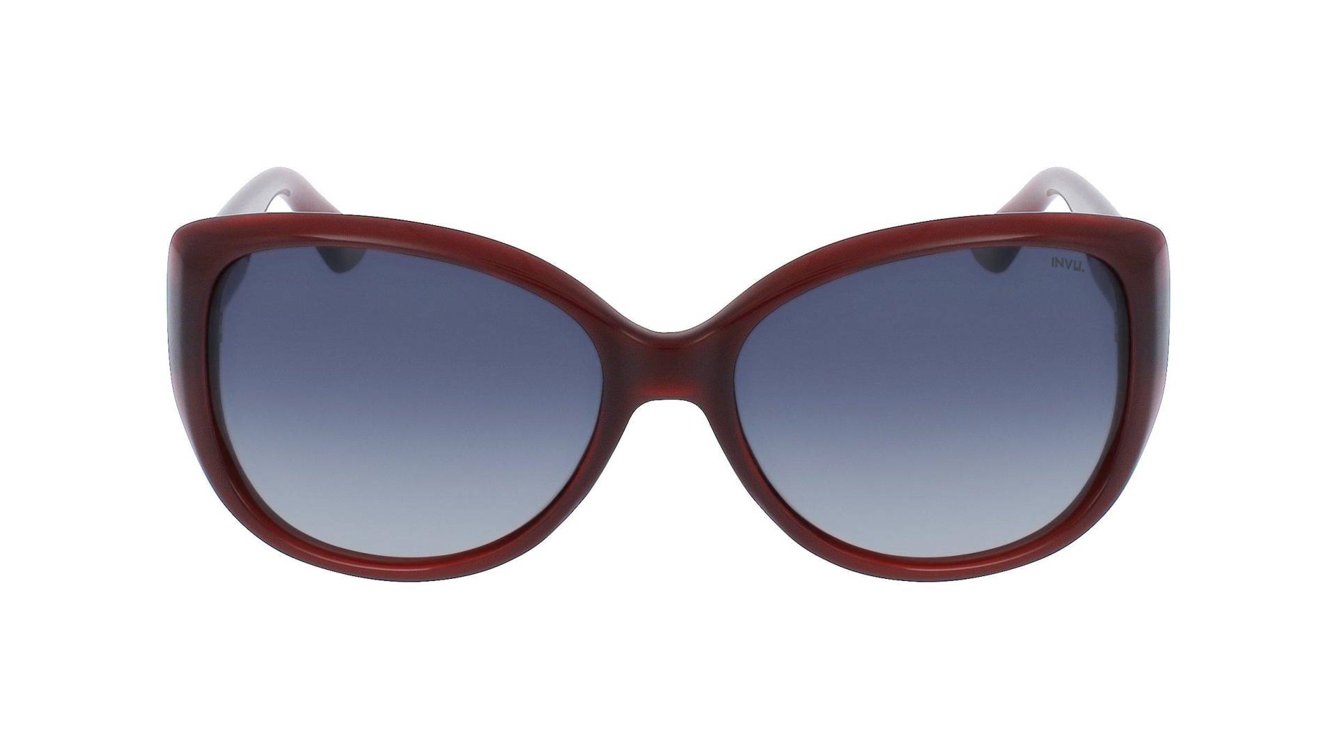 Polarisierte Sonnenbrille Mit Etui Damen Bordeaux ONE SIZE von INVU