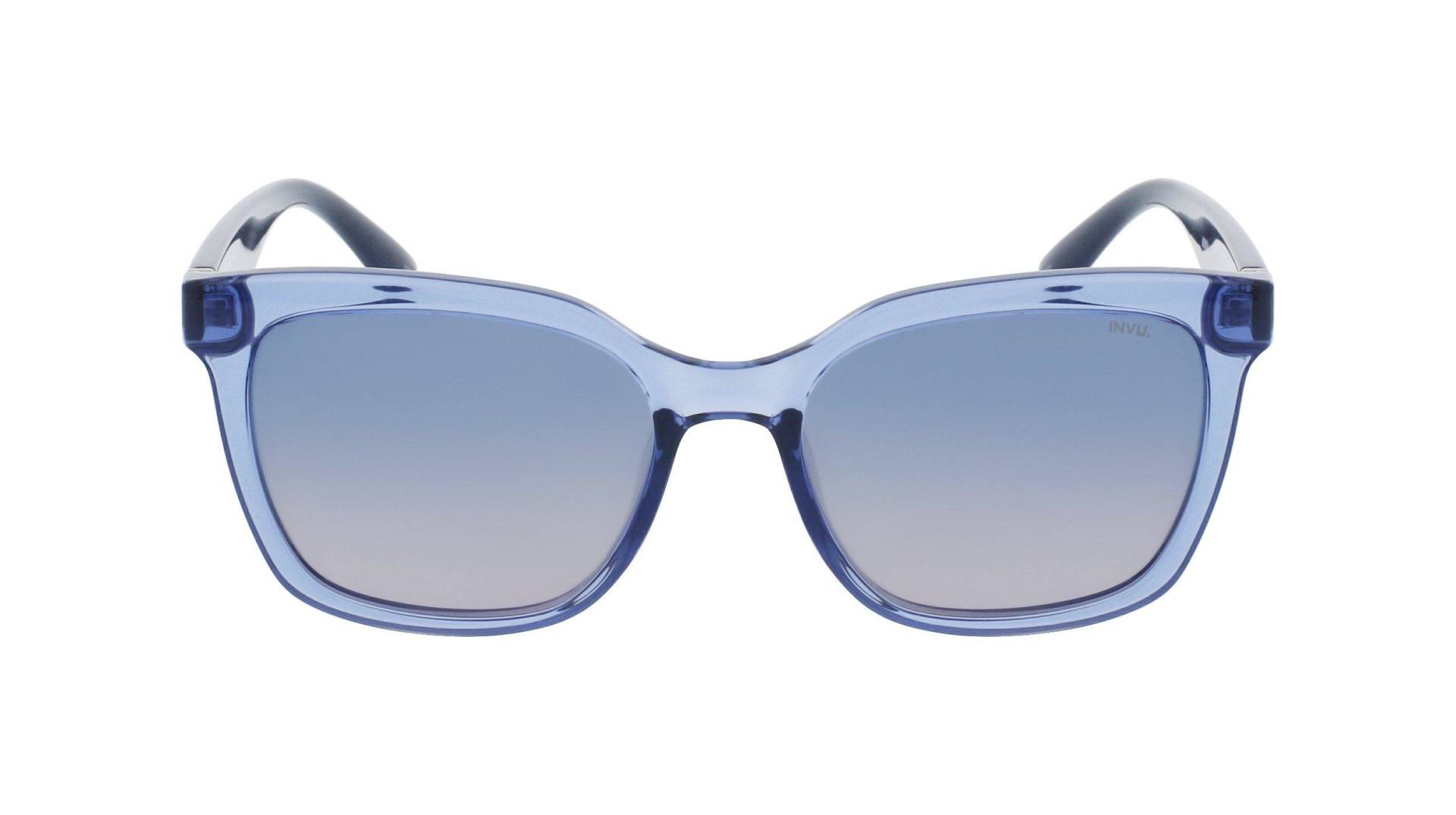 Polarisierte Sonnenbrille Mit Etui Damen Dunkelblau ONE SIZE von INVU