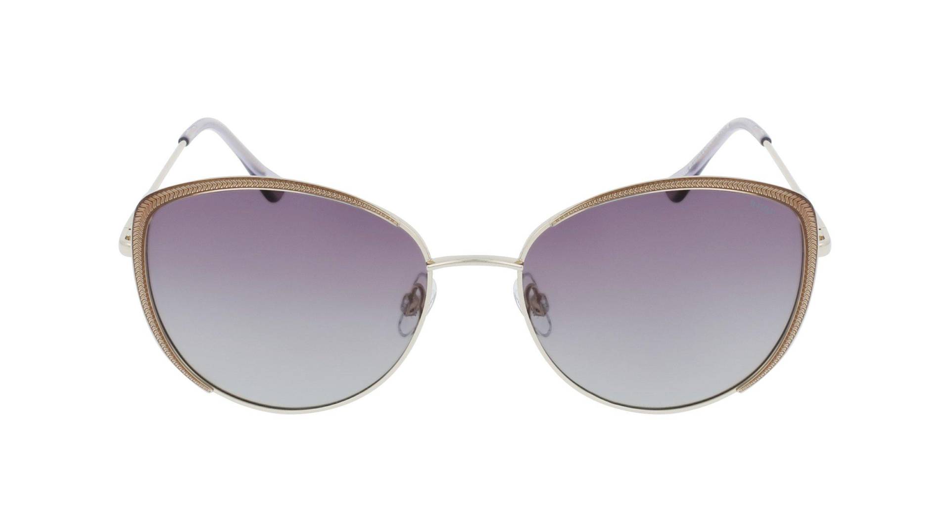 Polarisierte Sonnenbrille Mit Etui Damen Gold ONE SIZE von INVU