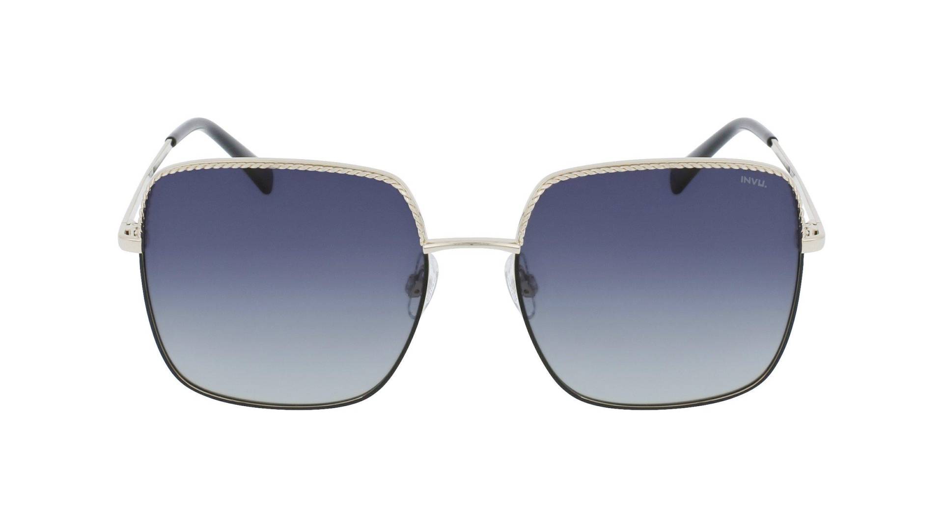 Polarisierte Sonnenbrille Mit Etui Damen Grau ONE SIZE von INVU