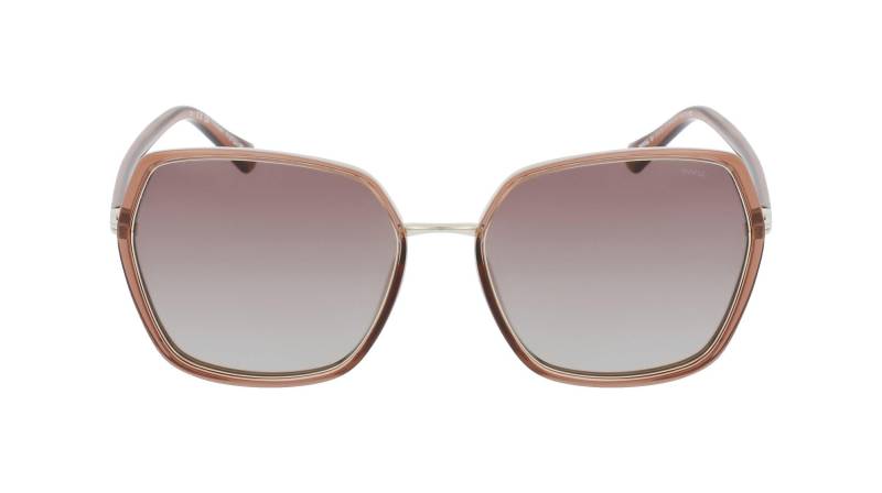 Polarisierte Sonnenbrille Mit Etui Damen Roségold ONE SIZE von INVU