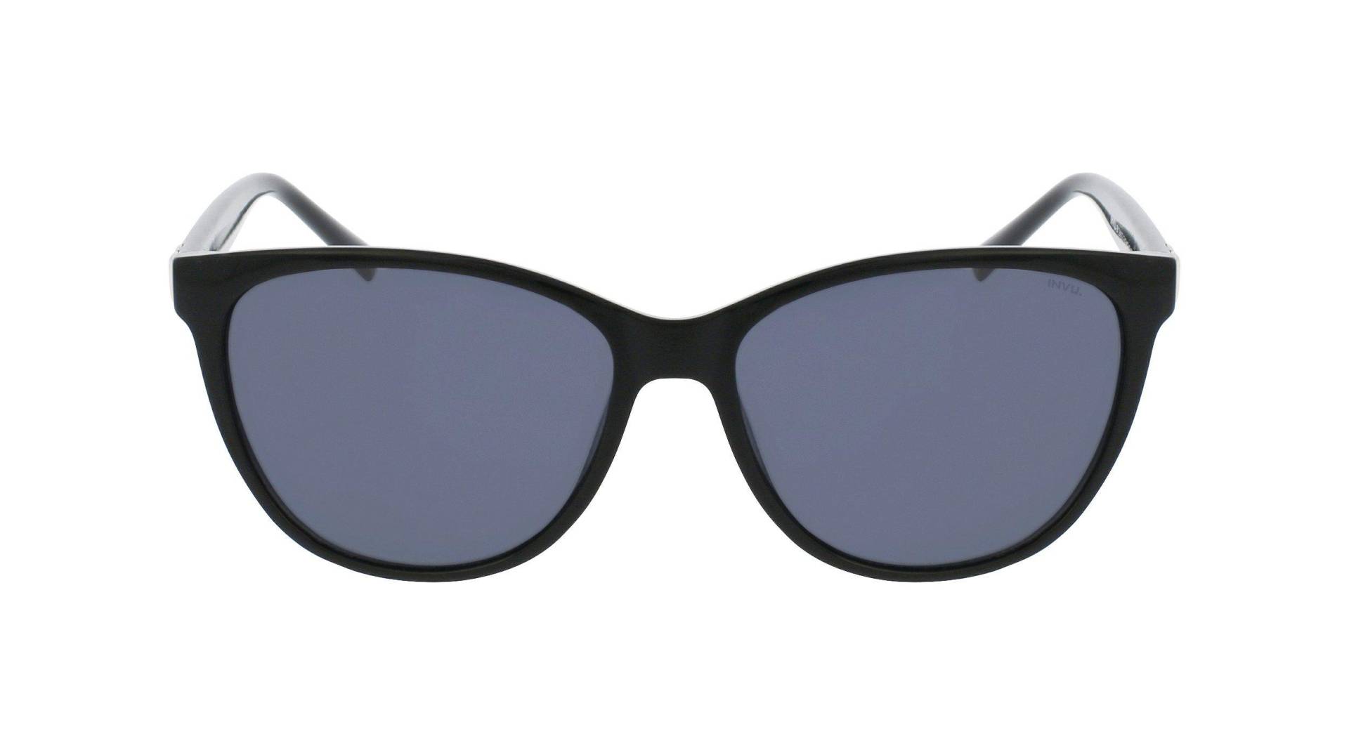 Polarisierte Sonnenbrille Mit Etui Damen Schwarz ONE SIZE von INVU