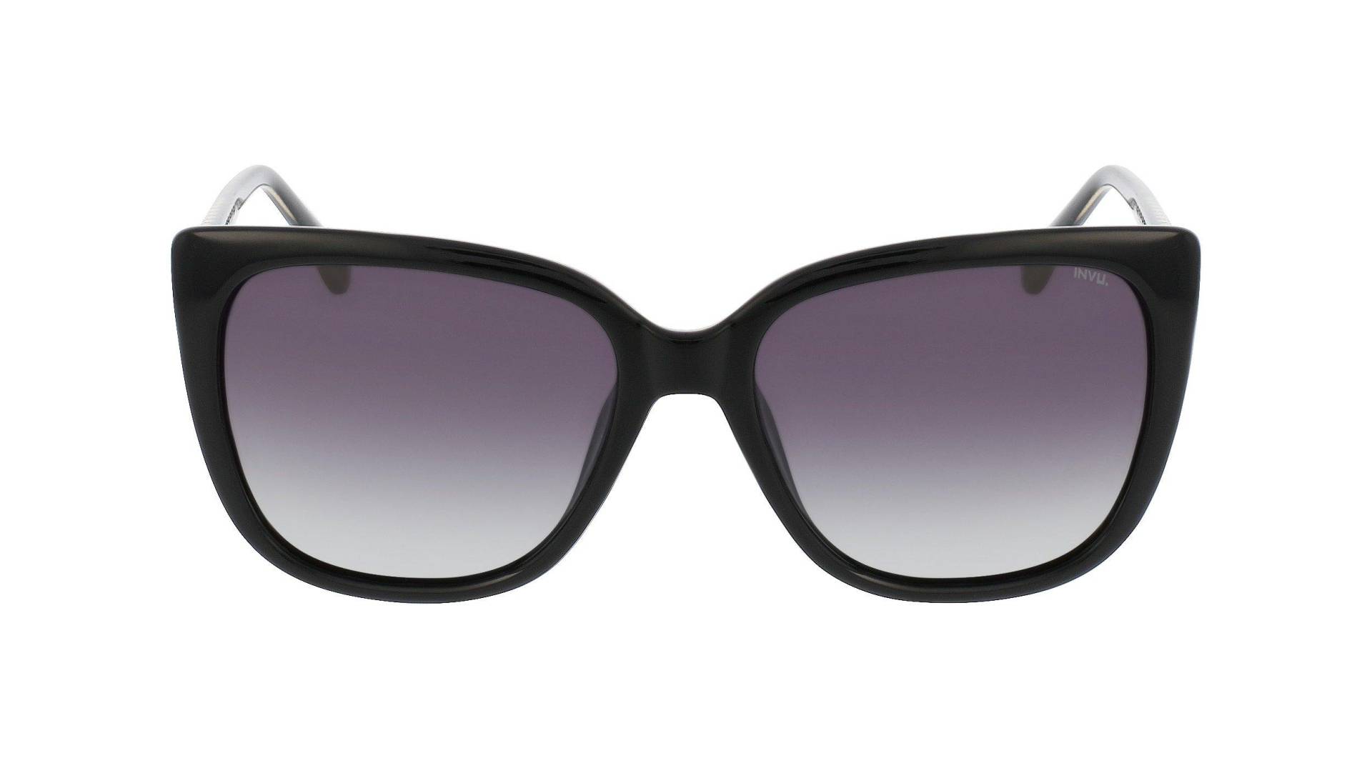 Polarisierte Sonnenbrille Mit Etui Damen Schwarz ONE SIZE von INVU