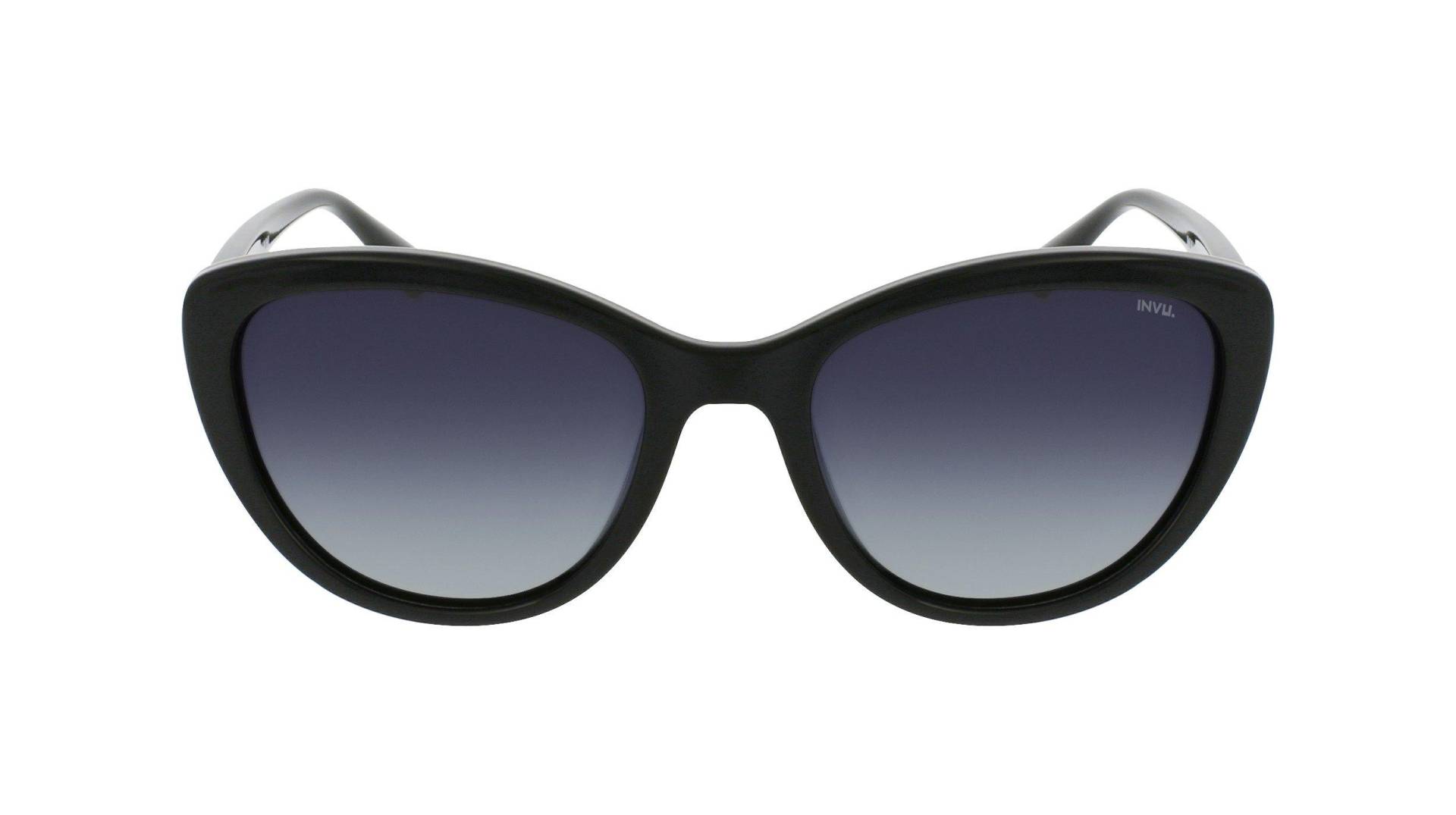 Polarisierte Sonnenbrille Mit Etui Damen Schwarz ONE SIZE von INVU