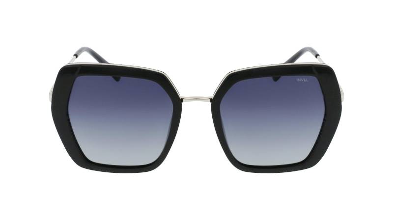 Polarisierte Sonnenbrille Mit Etui Damen Schwarz ONE SIZE von INVU