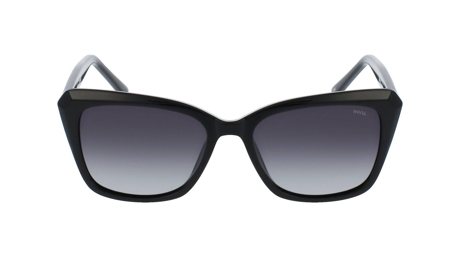 Polarisierte Sonnenbrille Mit Etui Damen Schwarz ONE SIZE von INVU