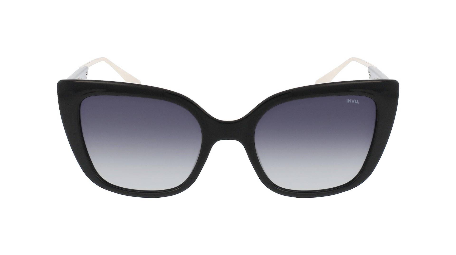 Polarisierte Sonnenbrille Mit Etui Damen Schwarz ONE SIZE von INVU