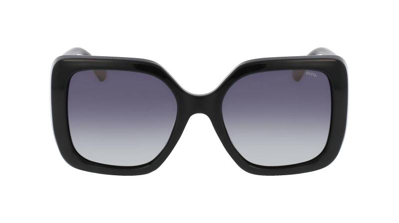 Polarisierte Sonnenbrille Mit Etui Damen Schwarz ONE SIZE von INVU