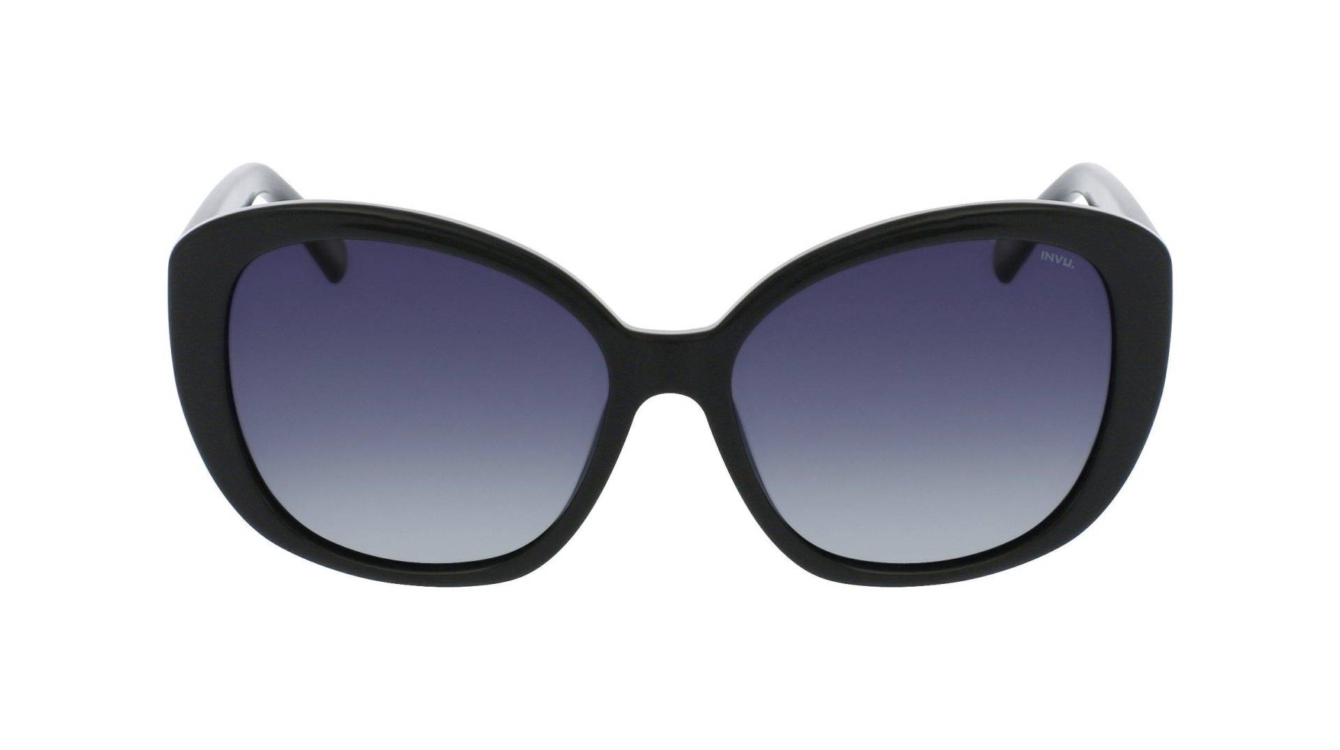 Polarisierte Sonnenbrille Mit Etui Damen Schwarz ONE SIZE von INVU