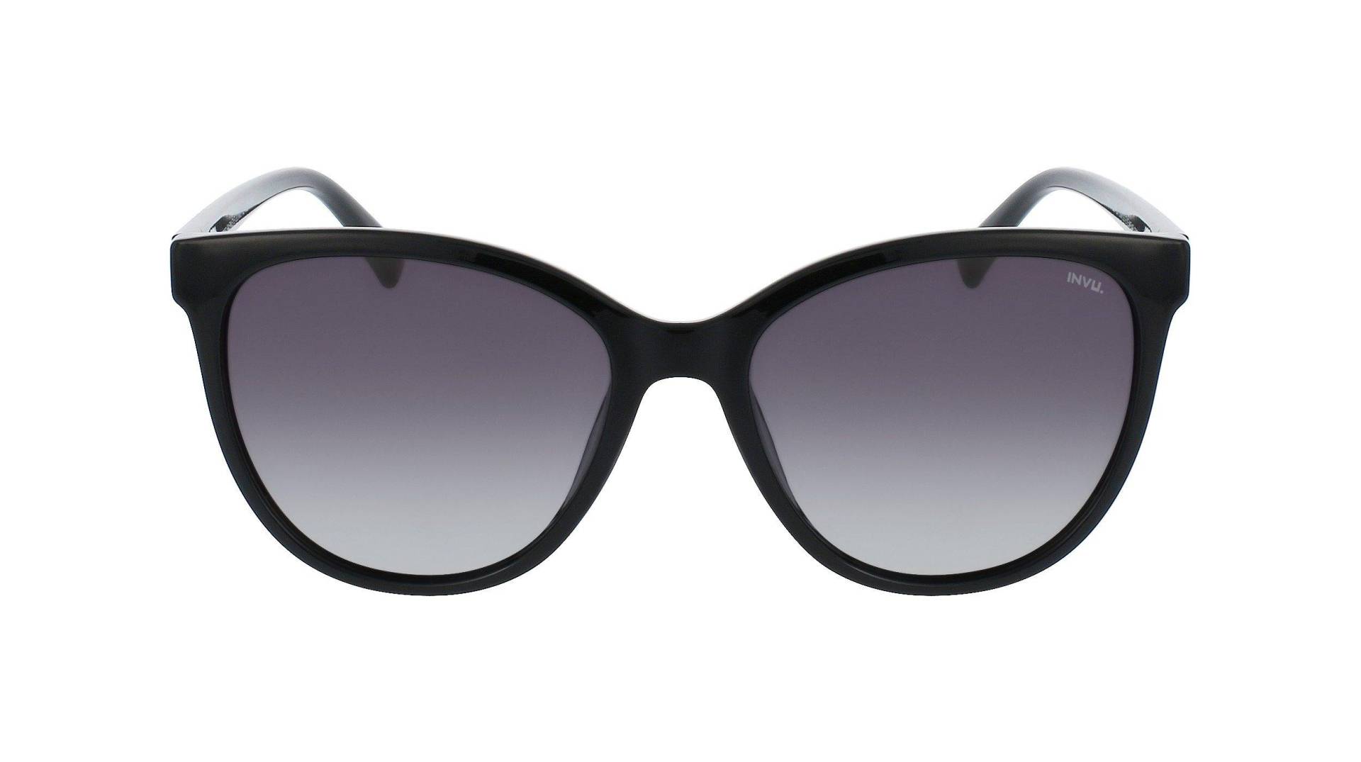 Polarisierte Sonnenbrille Mit Etui Damen Schwarz ONE SIZE von INVU