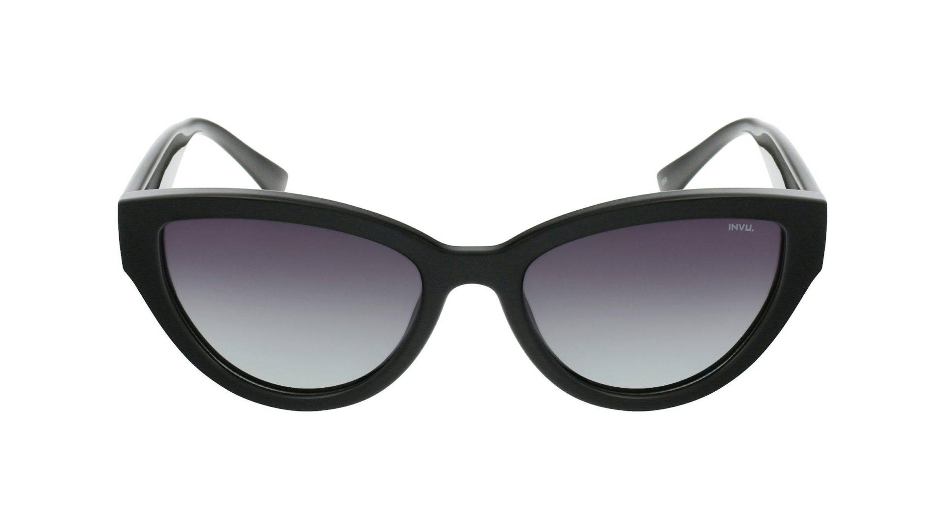 Polarisierte Sonnenbrille Mit Etui Damen Schwarz ONE SIZE von INVU