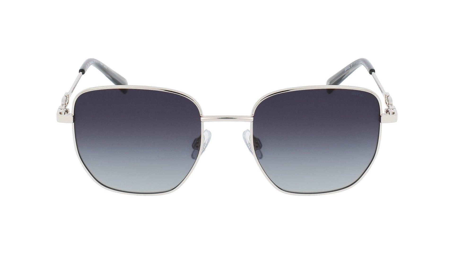 Polarisierte Sonnenbrille Mit Etui Damen Silber ONE SIZE von INVU