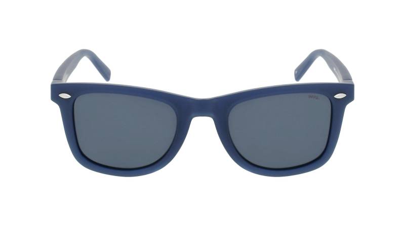 Polarisierte Sonnenbrille Mit Etui Herren Blau Denim Dunkel ONE SIZE von INVU