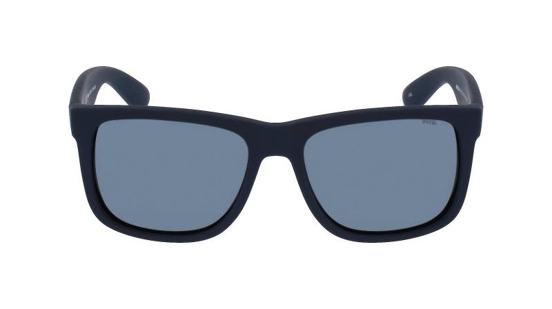 Polarisierte Sonnenbrille Mit Etui Herren Blau Denim Dunkel ONE SIZE von INVU