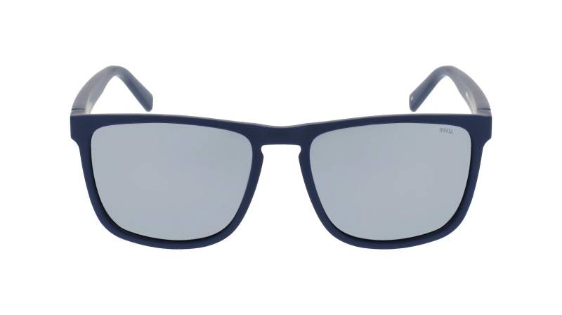 Polarisierte Sonnenbrille Mit Etui Herren Blau Denim Dunkel ONE SIZE von INVU