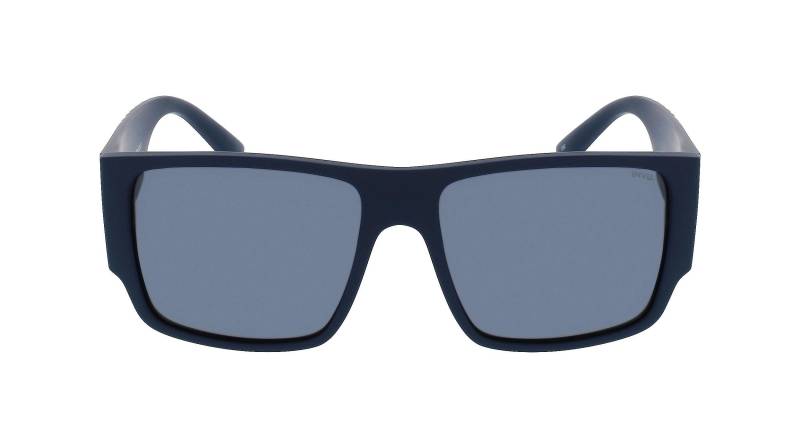 Polarisierte Sonnenbrille Mit Etui Herren Blau Denim Dunkel ONE SIZE von INVU