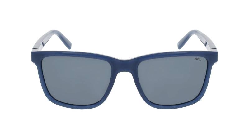 Polarisierte Sonnenbrille Mit Etui Herren Blau Denim Dunkel ONE SIZE von INVU