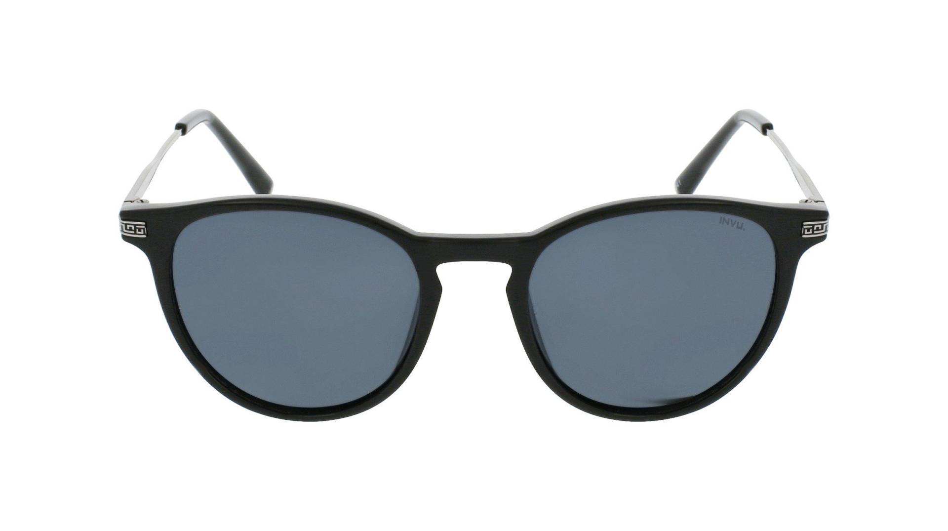 Polarisierte Sonnenbrille Mit Etui Herren Schwarz ONE SIZE von INVU