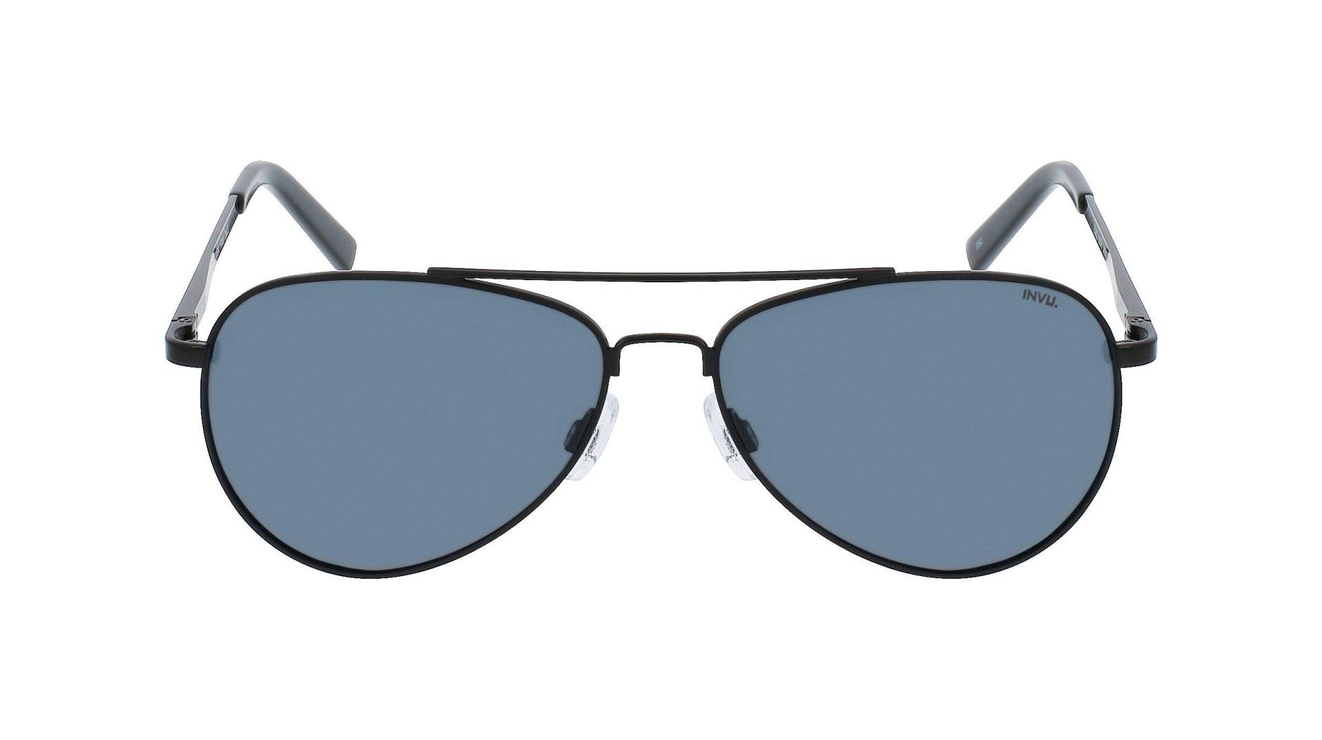 Polarisierte Sonnenbrille Mit Etui Herren Schwarz ONE SIZE von INVU