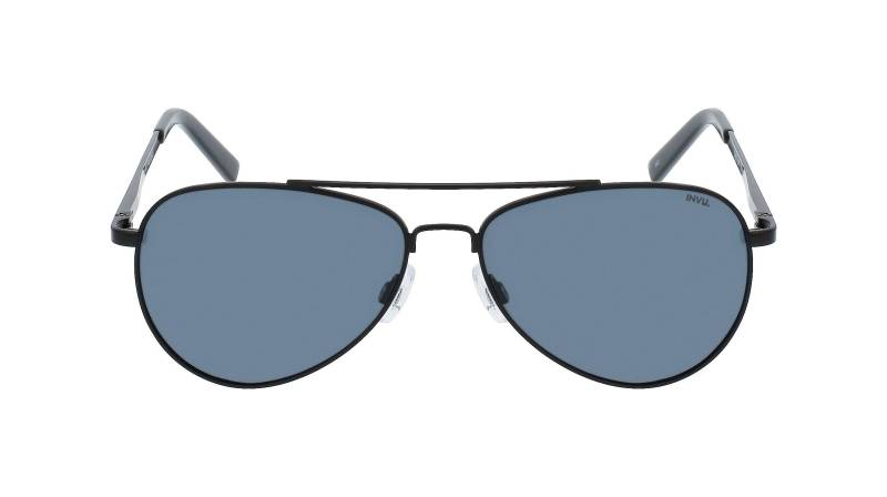 Polarisierte Sonnenbrille Mit Etui Herren Schwarz ONE SIZE von INVU