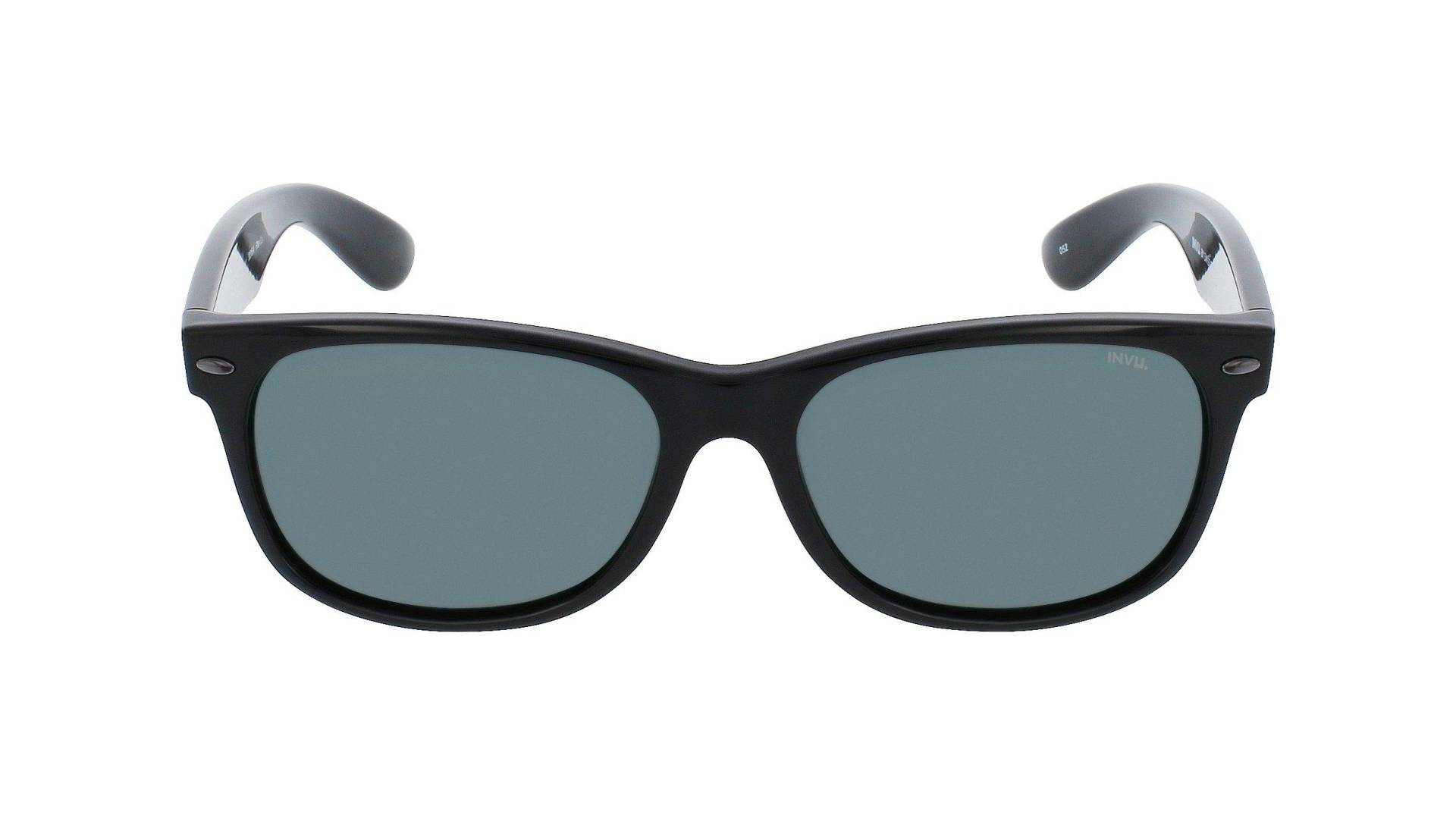 Polarisierte Sonnenbrille Mit Etui Herren Schwarz ONE SIZE von INVU