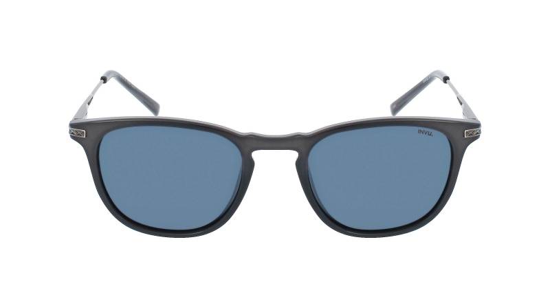 Polarisierte Sonnenbrille Mit Etui Herren Seegrau ONE SIZE von INVU